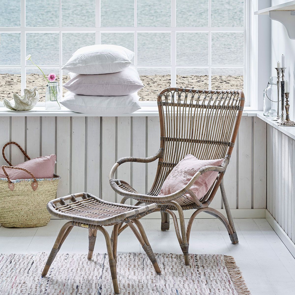 Monet Rottingsstol Sort