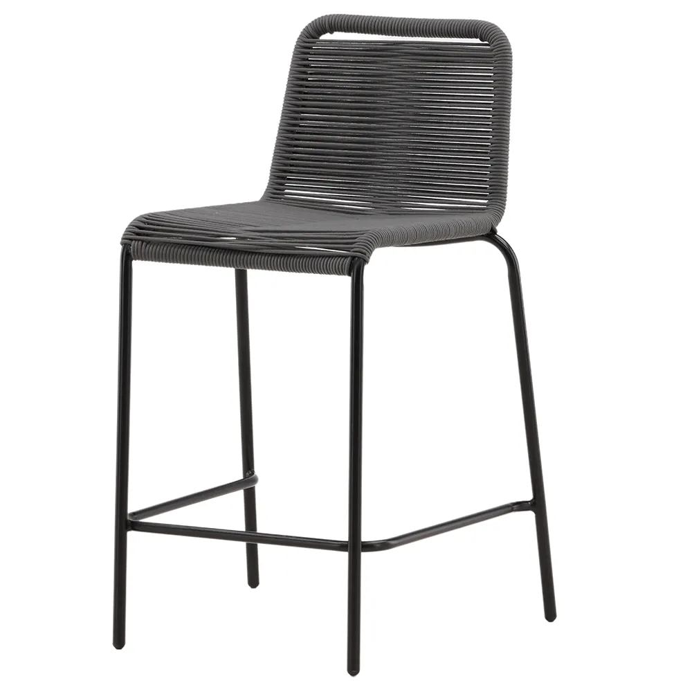 Venture Design Lindos barstol mørkegrå 2-pak