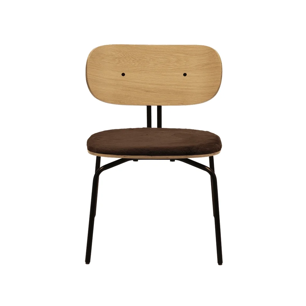Umage, Curious lLounge Chair Eg/Sort Teddy Brown