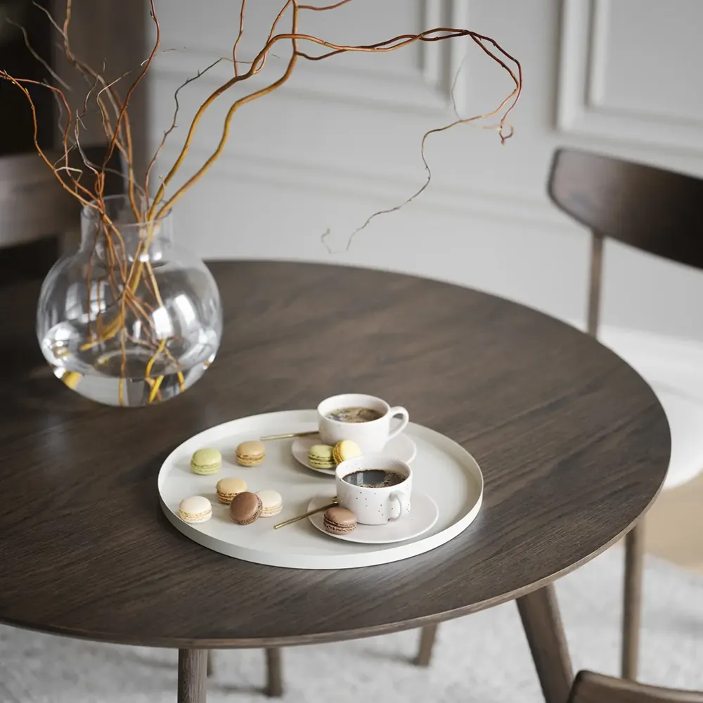 Yumi spisebord Ø115 cm brun