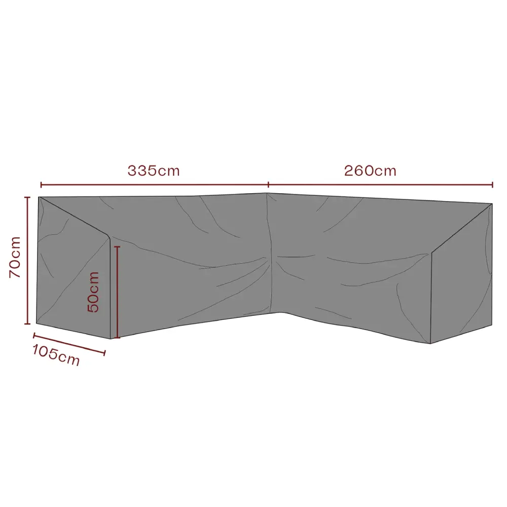 Møbelbeskyttelse Hjørnesofa 260/335x70 cm Premium
