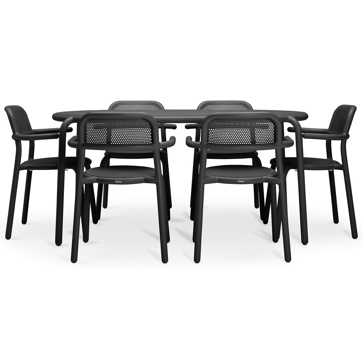 Toní tavolo spisebord anthracite 