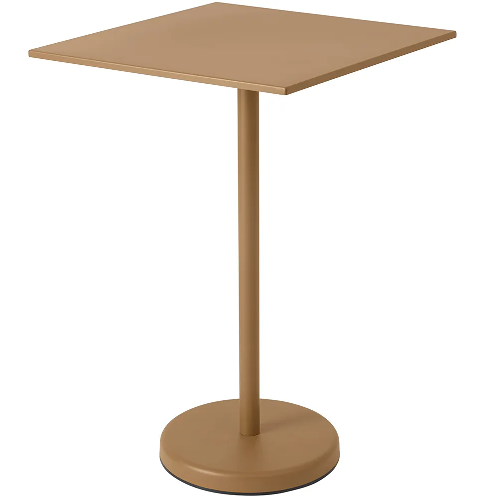 Muuto, Linear Steel Barbord 70x70 h: 95 cm Anthracite Black