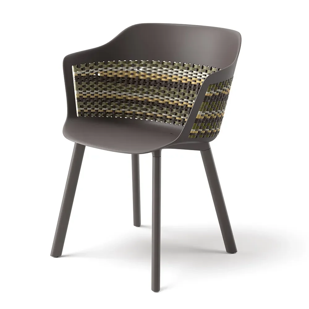 Dedon, MYMI lænestol w/ aluminum ben DE1 black pepper 0317 black pepper 0317