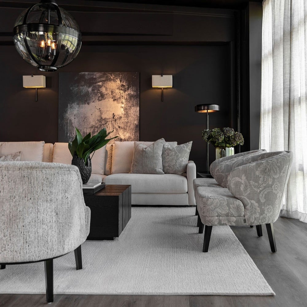 Serena Stripe pudebetræk 50x50 cm - Oyster