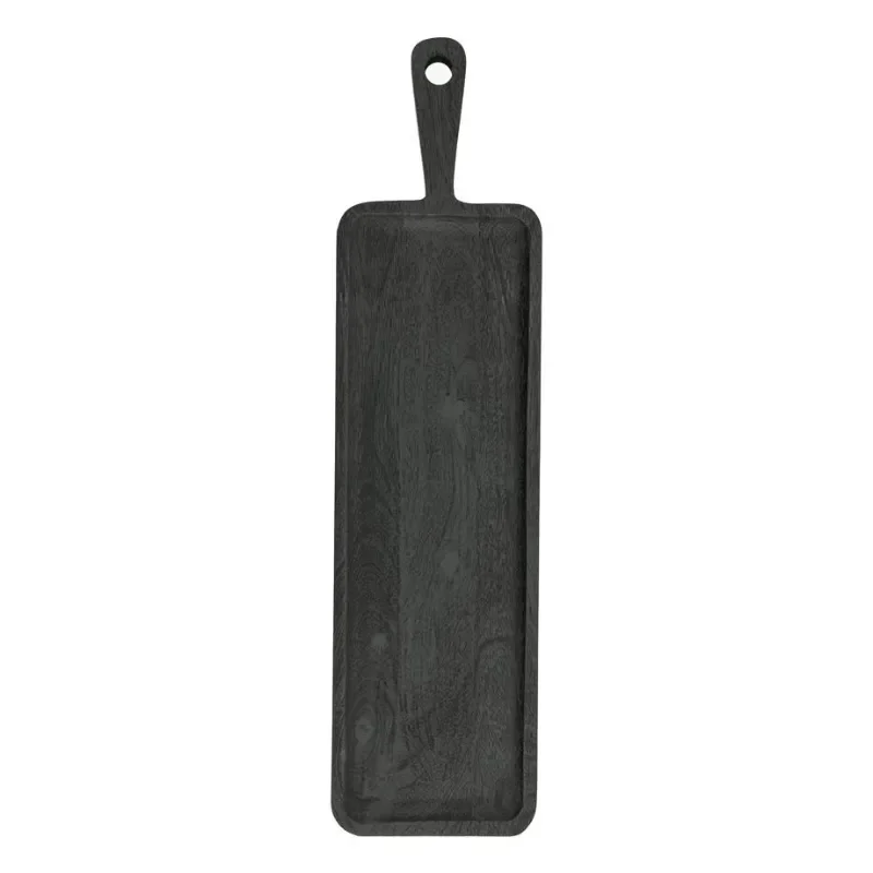 Plancha large 74x20x4 cm træ sort