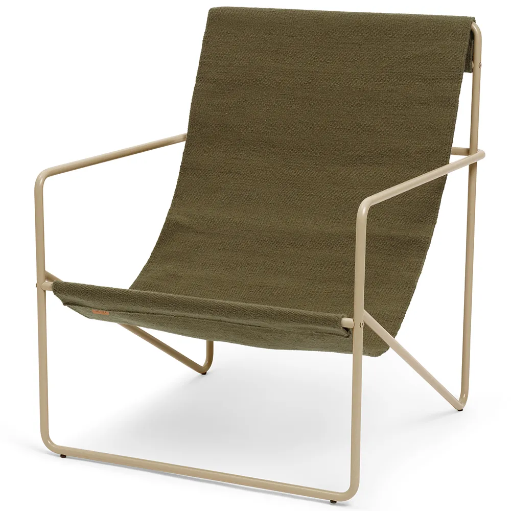 Desert Lounge Lænestol Cashmere/Olive