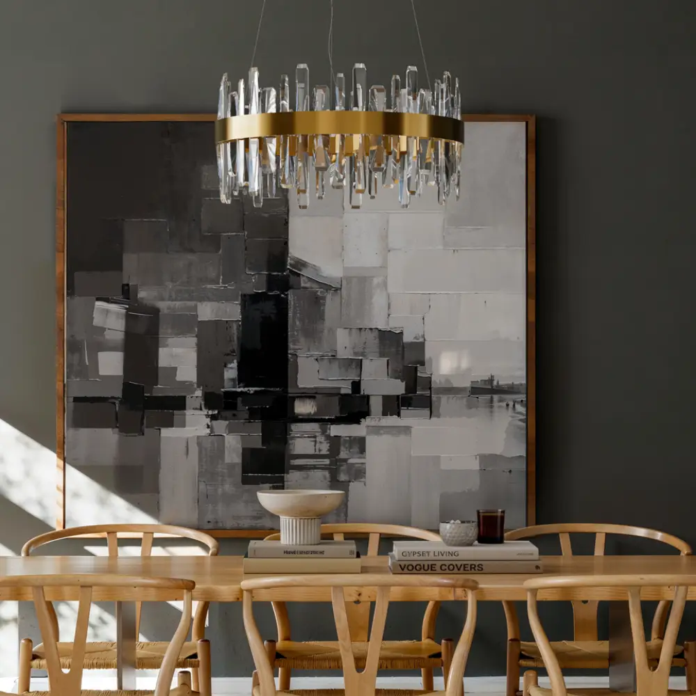 Triumph Loftlampe Ø60cm messing/klar