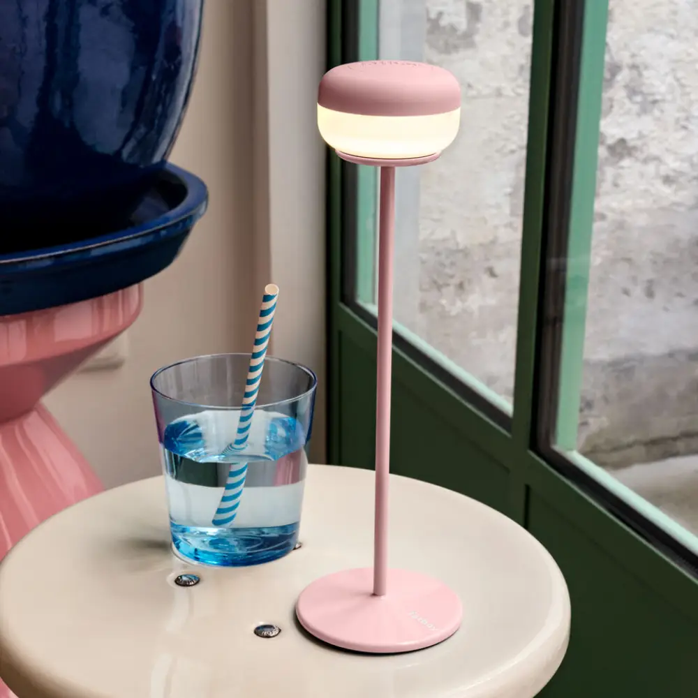Cheerio Bærbar lampe blød pink