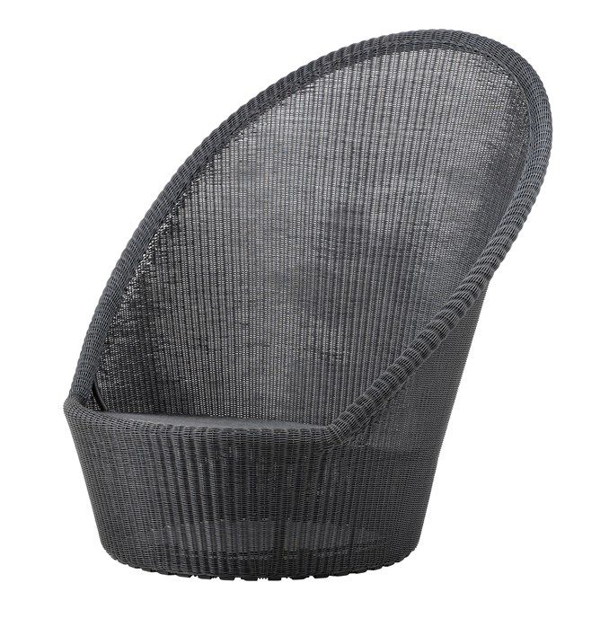 Cane-line, Kingston Loungelænestol Graphite