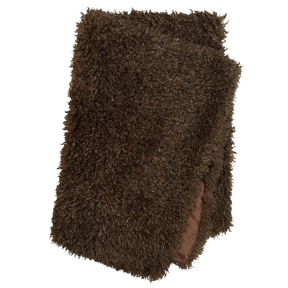 Skinnwille, Wooly Tæppe Brown