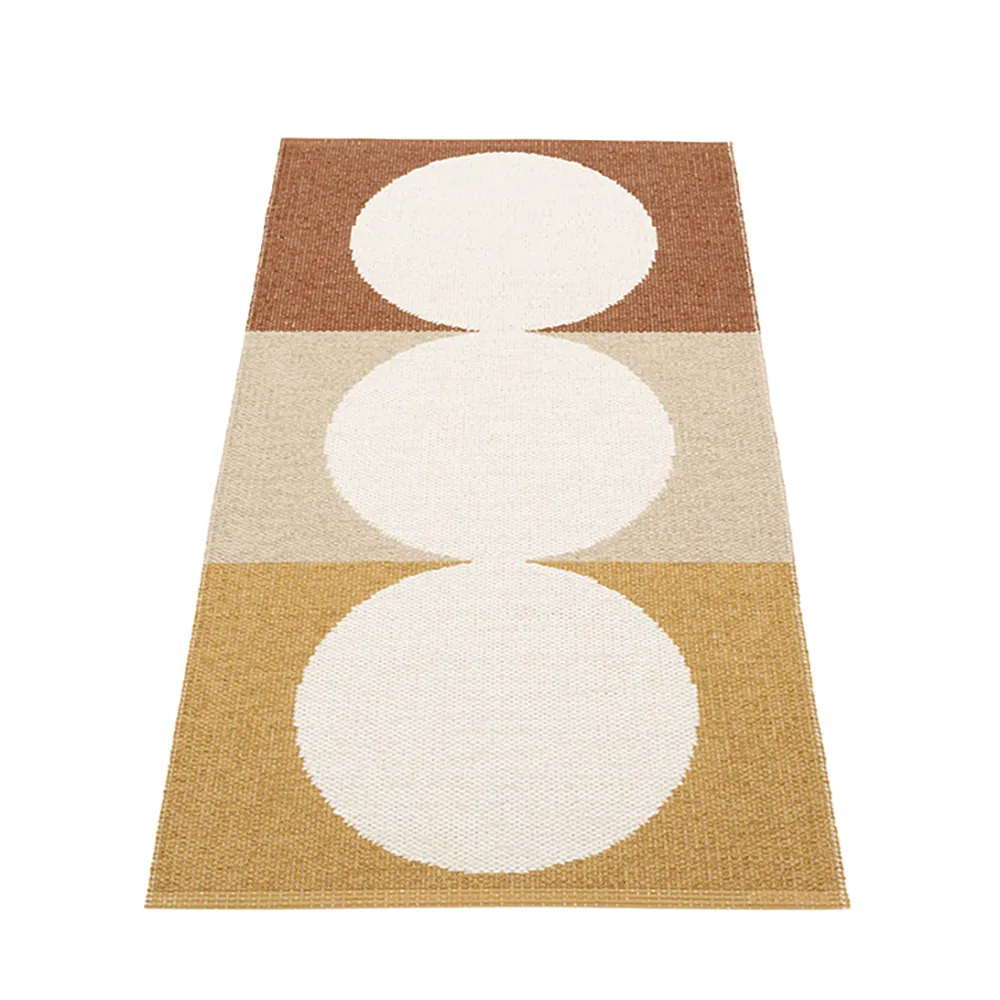 Pappelina, Otto Harvest / Background Vanilla tæppe 70 x 140 cm