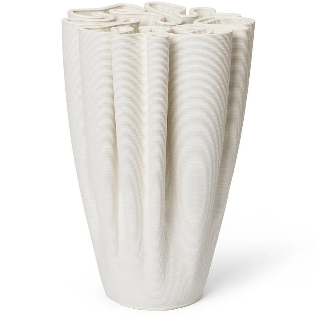 Ferm Living, Dedali Vase - H25 - Off-white