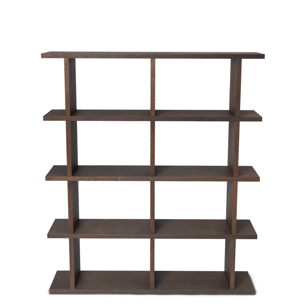 Ferm Living, Kona Bogreo 2x4 - Mørkbejdset eg