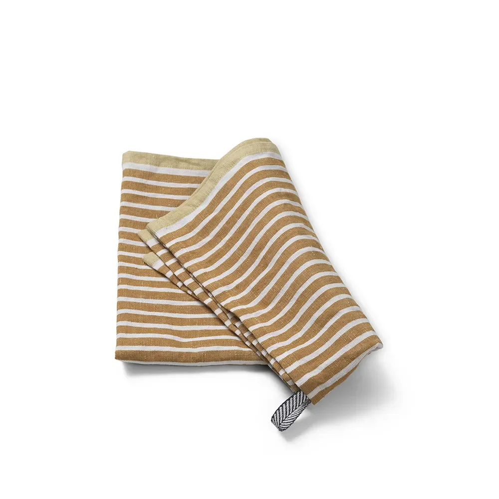 Køkkenhåndklæde Hale Golden Brown/Silver Fern