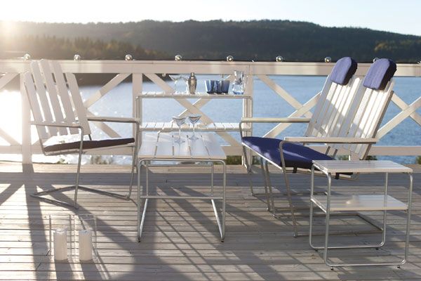 L105 Afsætningsbord Teak Grythyttan Stålmöbler