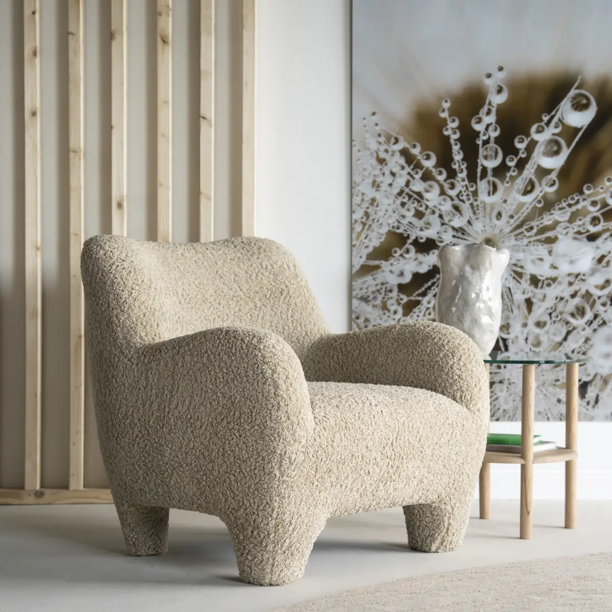 Shaun Lænestol - taupe Sheep