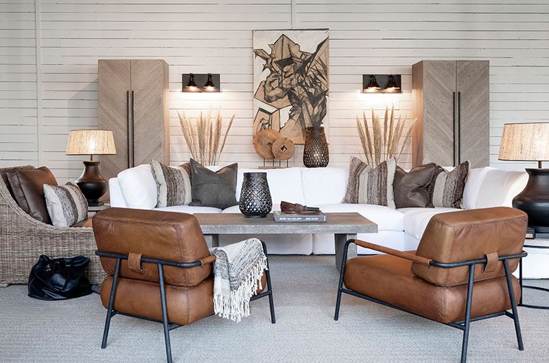 Sinclair Lænestol Brun Læder Artwood