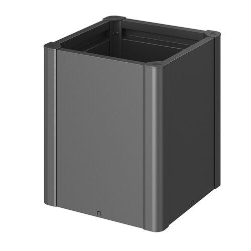 Belvedere plantebed midi størrelse 50 metallisk mørkegrå