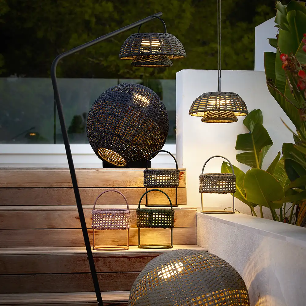 Illusion lampe Taupe, Soft Rope