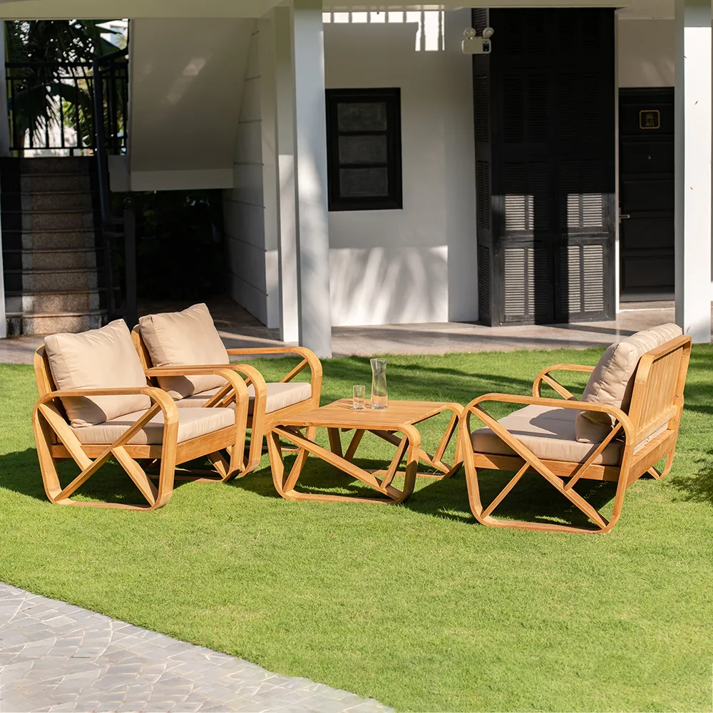 Bålamöllan loungestol inkl. hynder beige