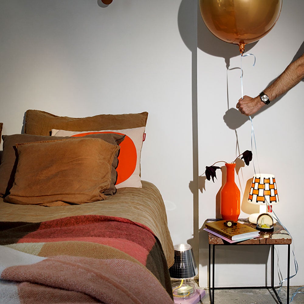 Colour blend blanket clementine