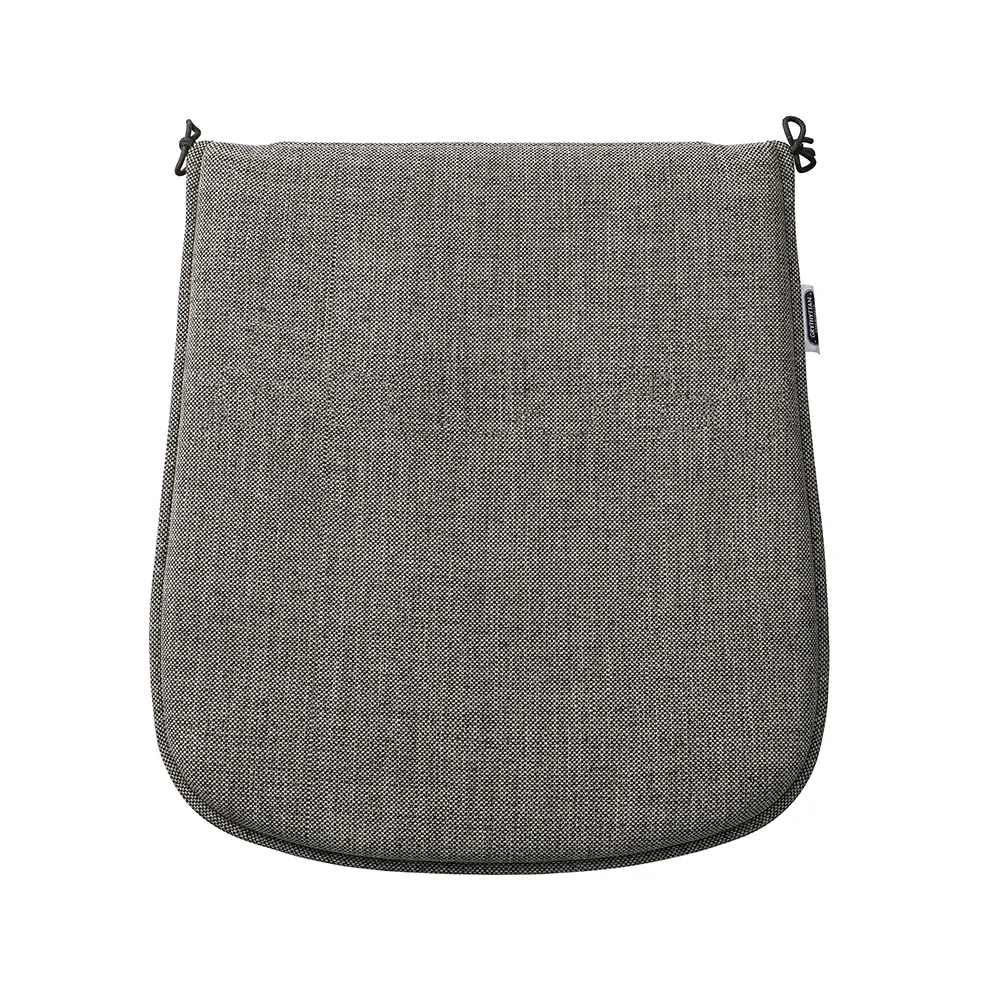 Pude Stol Libelle Sort meleret, L 46,5 B 38/41 H 3 cm