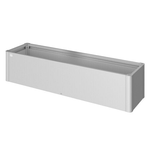 Belvedere mini-plantebed, størrelse 200, metallisk sølv