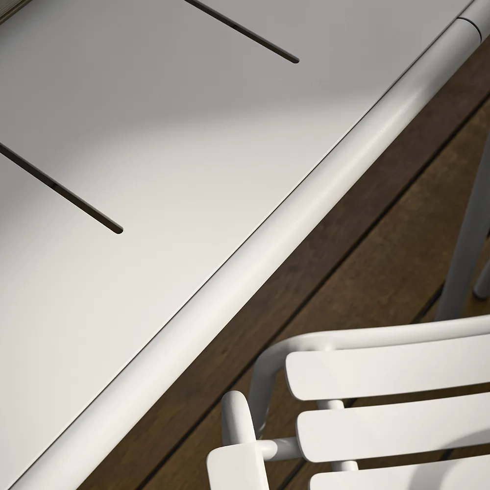 AVANTI Spisebord 153x98 cm råhvid