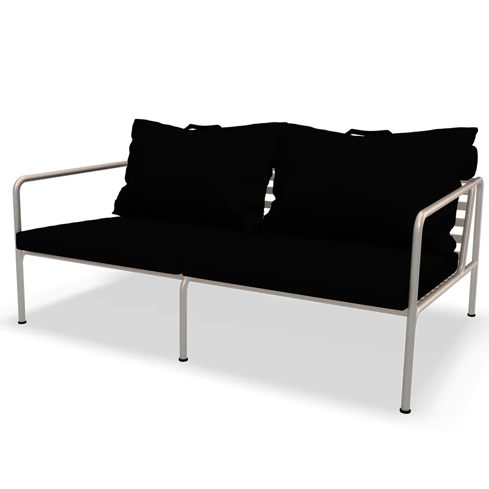 Houe Avon 2-personers sofa Charcoal/White