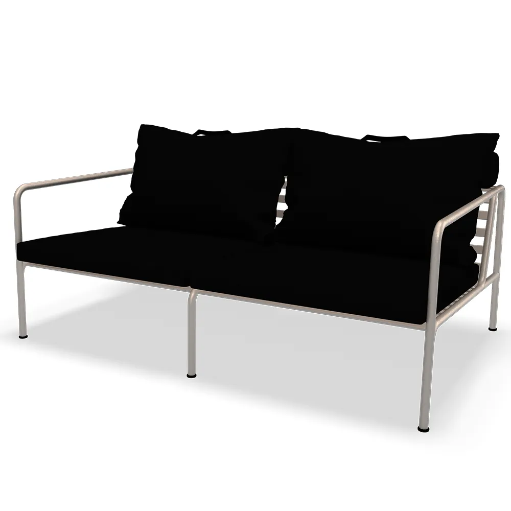Houe, Avon 2-personers sofa Charcoal/White