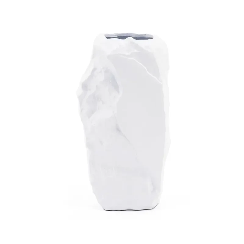 Pedra small 14x14x27 cm aluminium hvid
