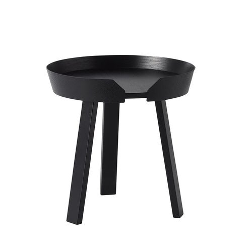 Around sofabord Ø45 cm- Black 