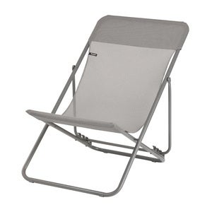 Sammenklappelig liggestol beige