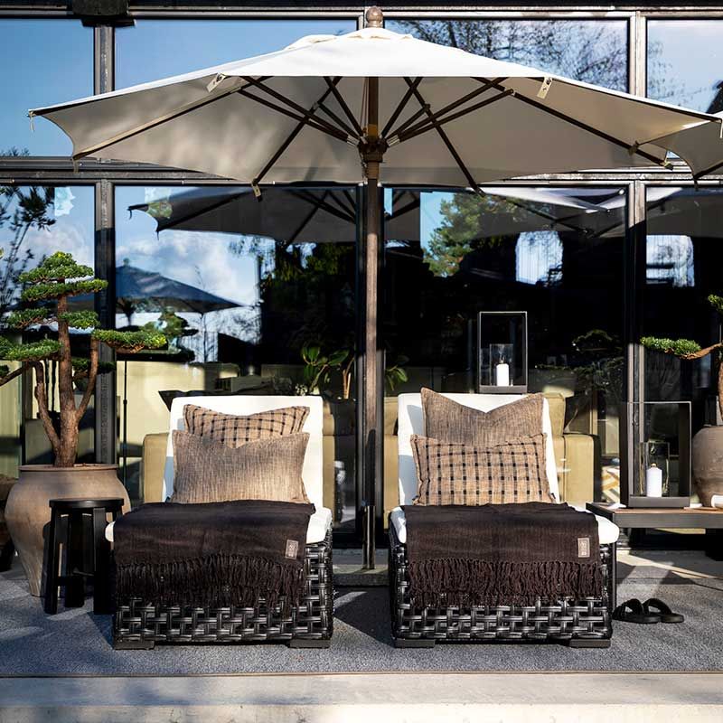 Solseng Orlando Classic Polyrattan Sort Ekskl. Hynde Artwood