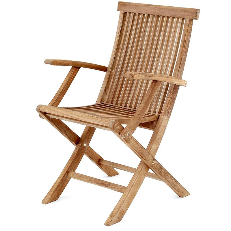 Brafab, Turin Stol/Karmstol Natur Teak
