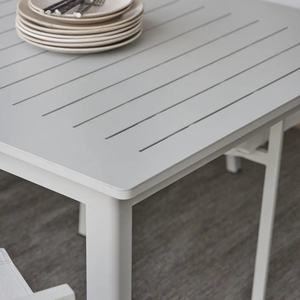 Lomma Spisebord 100x194-312 cm Lysgrå