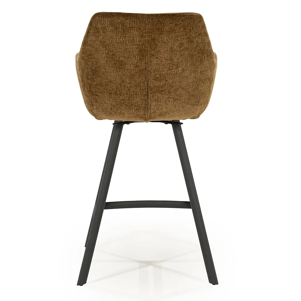 Bliss barstol med armlæn - mustard 52x56,5x96,5 cm