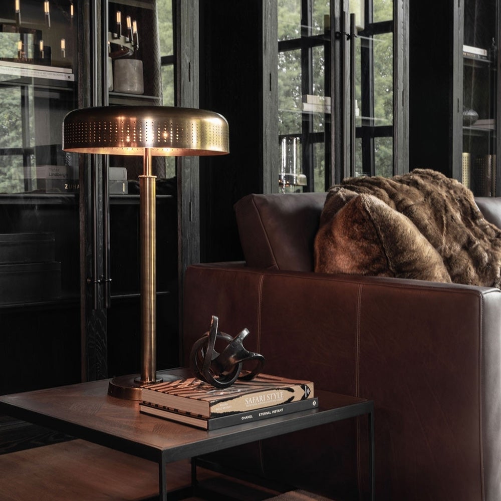 Armando skrivebordslampe - Antik messing