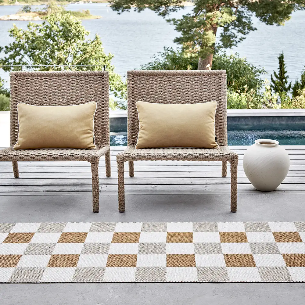 Pix tæppe 70x160 cm Beige/Vanilla/Ochre 