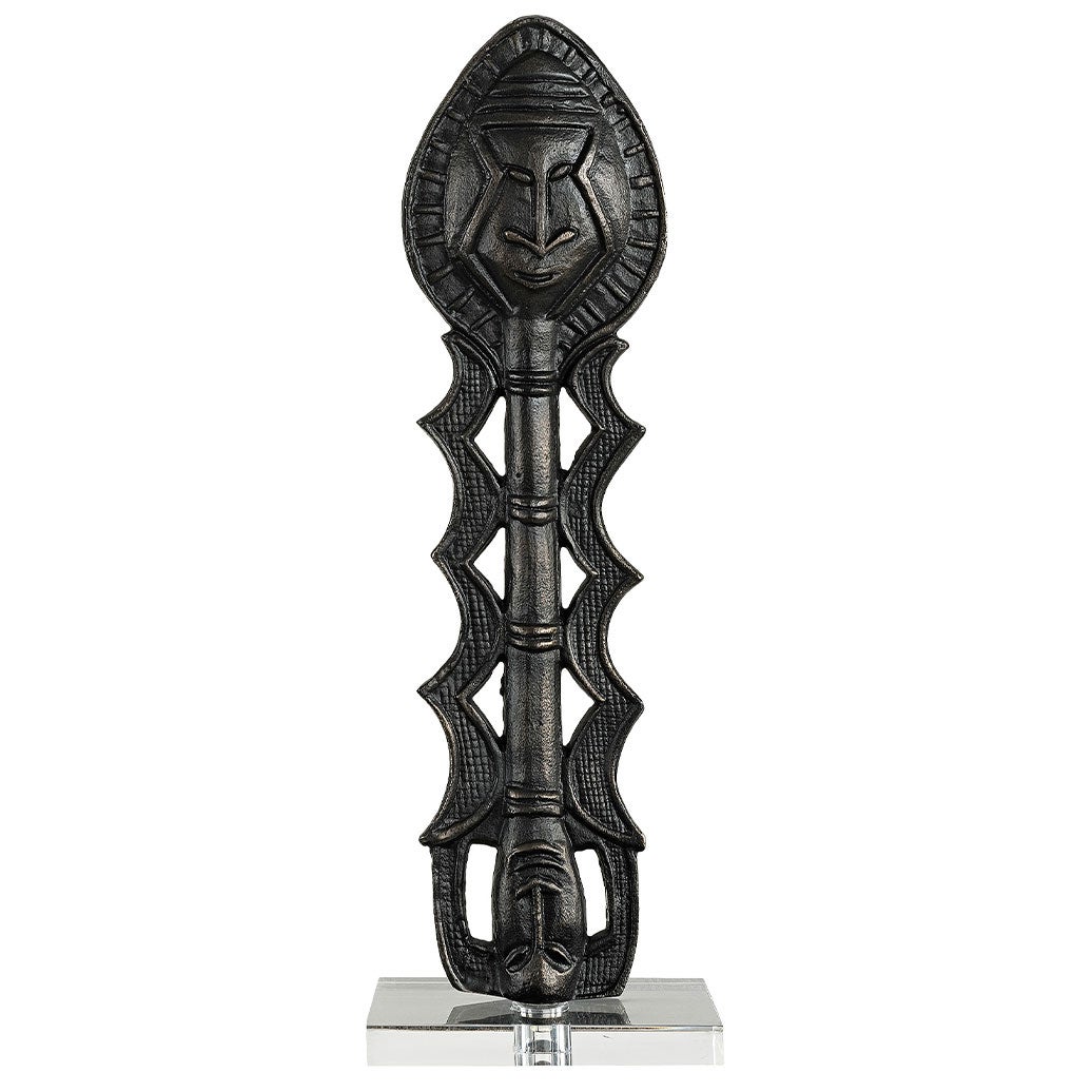 Yoruba Dekoration Antique Bronze Artwood