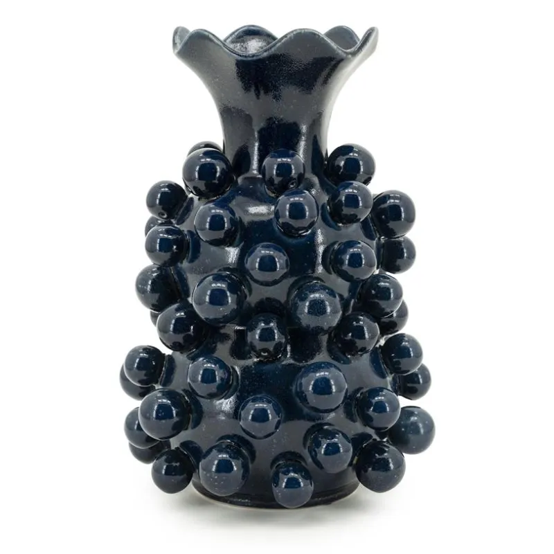 By-Boo, Vase Viro - blue 28,3x28,3x39,7 cm