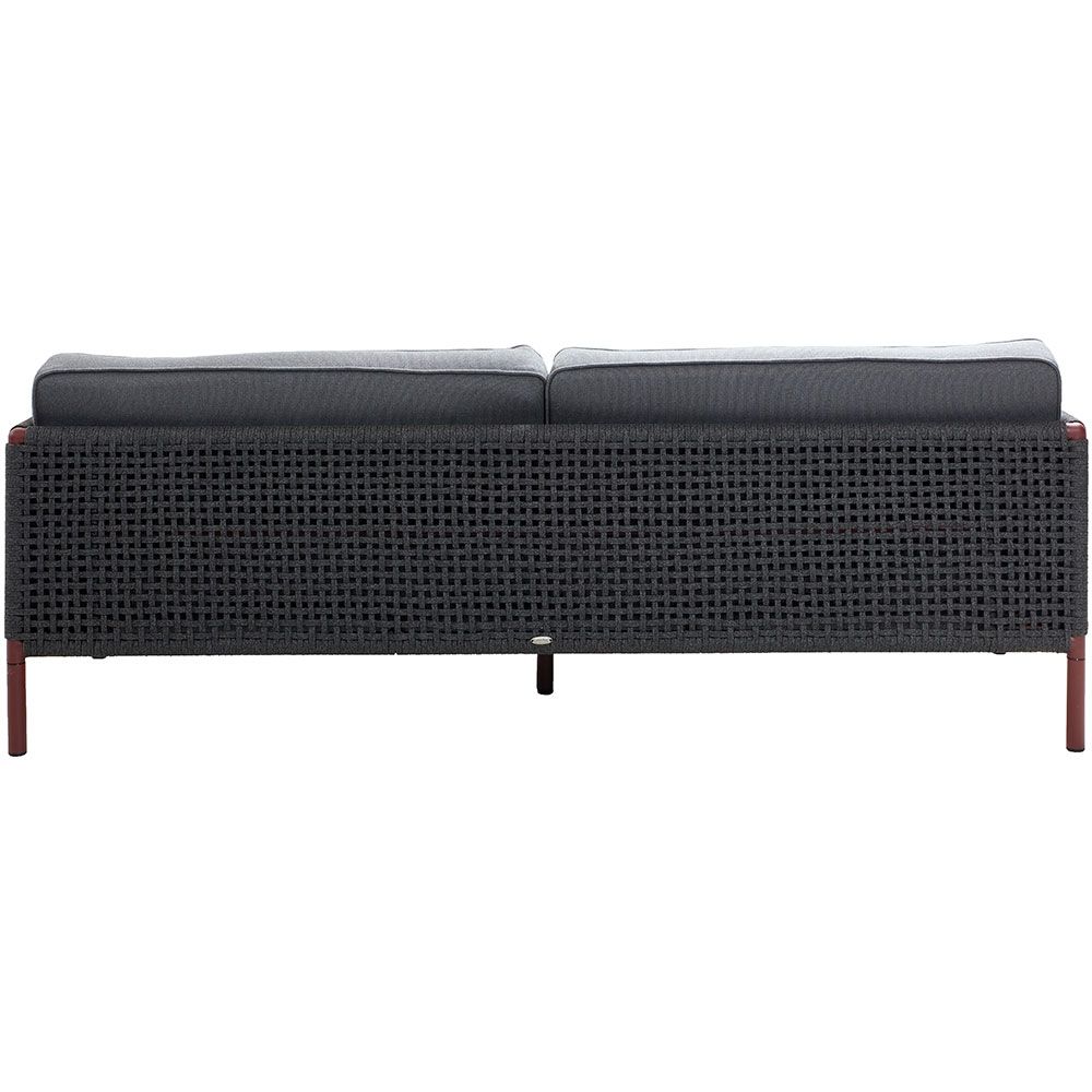 Encore 3-personers sofa Grey / Bordeaux