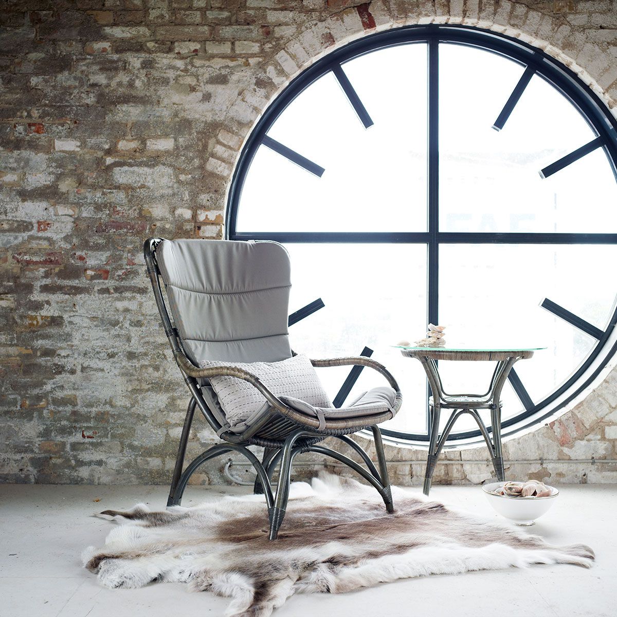 Monet Rottingsstol Sort