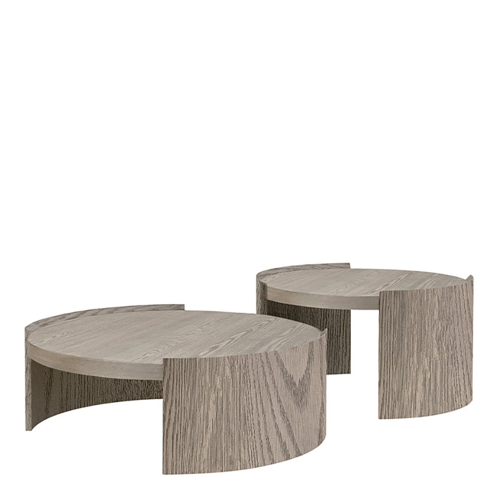 OAKLAND sofabord Ø100 Antik grå