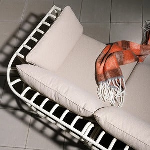 Collier hjørnestykke  Pearl white / Teddy beige