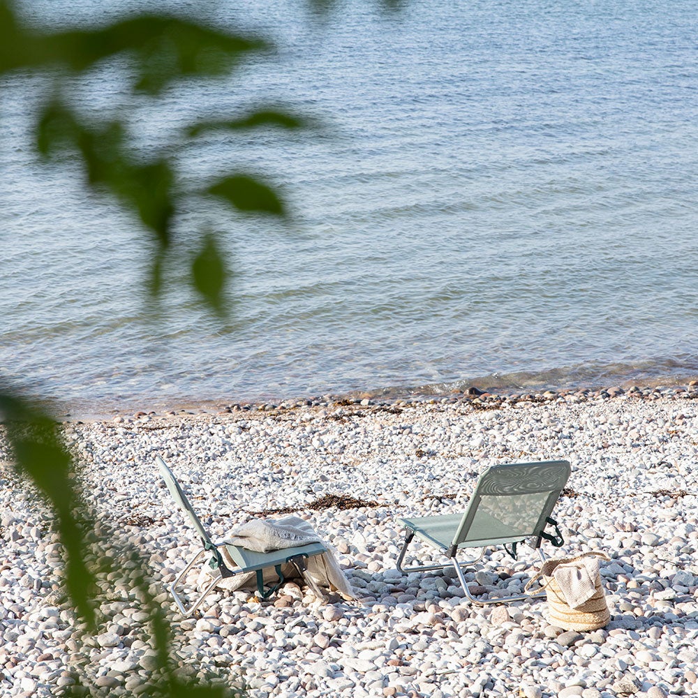 Quick solstol Taupe aluminium/textilene 