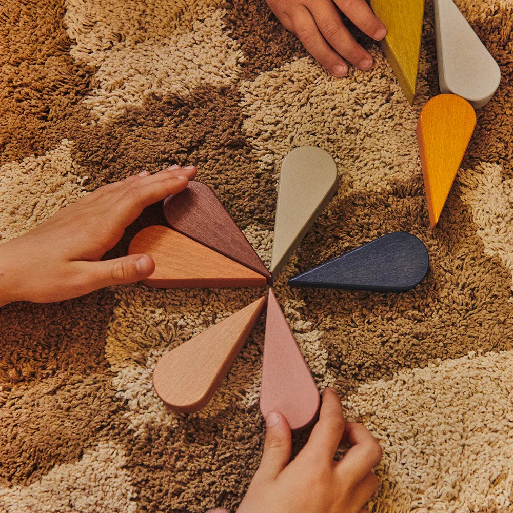 Vaskbar Tæppe Mara Tan