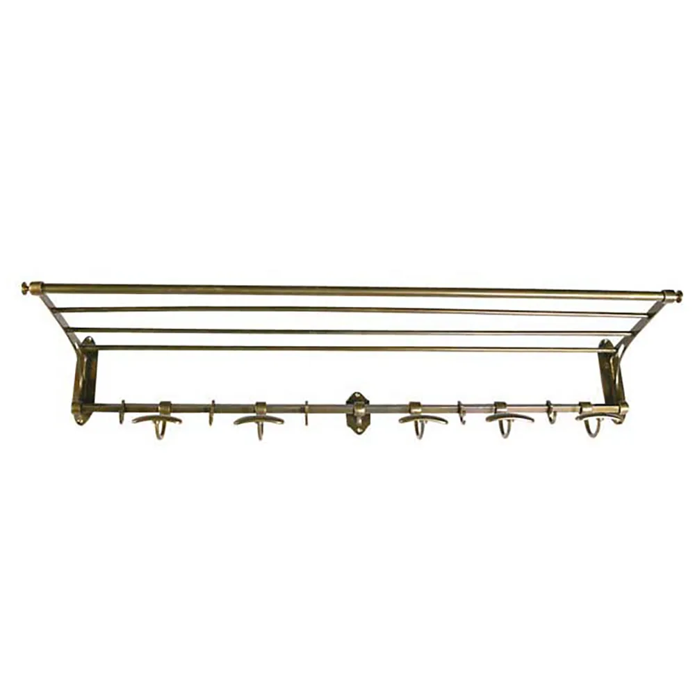 Coatrack Arini antique brass finish