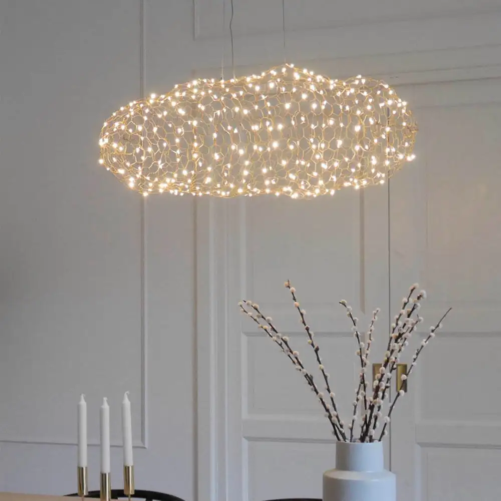 Hayden Loftlampe L76cm Guld 